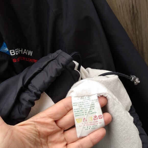 Vintage Nylon Windbreaker Jacket "Benshaw Solid State Motor Control" Size Large - Picture 8 of 9